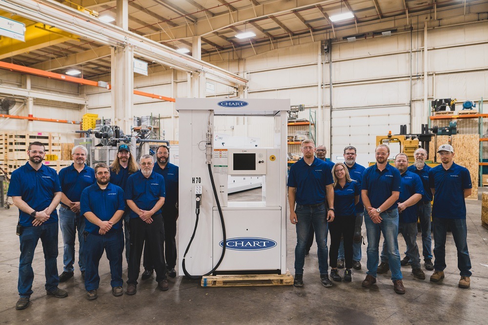 ANGI Energy Systems Dispatches First Hydrogen Dispensers for Chart